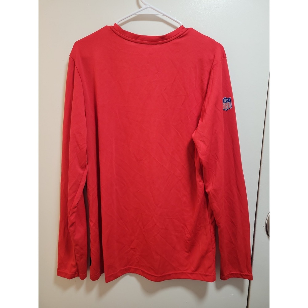 Nike NFL On-Field Dri-FIT Pro Bowl Red Long Sleeve Shirt Men's Size L - Picture 6 of 14